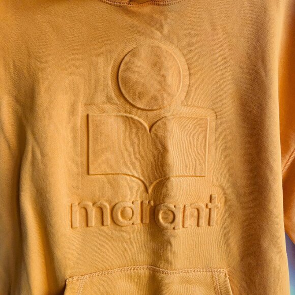 Isabel Marant Oversized Yellow-Orange Hoodie - Fits US S to L - Picture 7 of 16